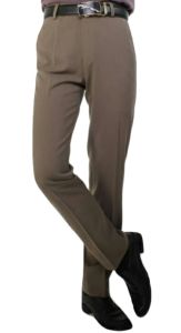 Celana Panjang Pria Slimfit Modern Bahan Kain Waterproof Stretch Kerja Kantor Cream Celana Anti Air