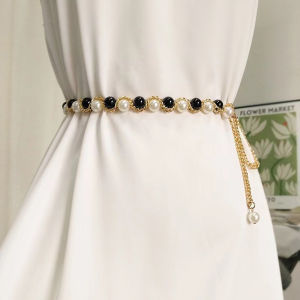 [COD]Flash Delivery Elegant Women  Belt Waist Chain Elastic Buckle  Chain Belt Female Clothing Accessories
