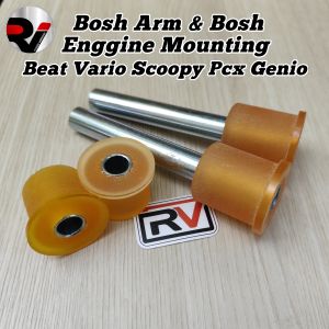 Bosh Swing Arm Bosh Enggin Mounting Beat Fi Karbu Vario 110 125 150 Scoopy Spacy Pcx Genio Bush Engine Hanger Bahan Polyurethane