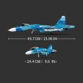 [Hoàn tiền 10%]Đồ chơi Lắp ráp Máy bay tiêm kích Nga Su-27, Sluban M38-0985 Sukhoi Flanker Xếp hình thông minh, Mô hình Máy bay [1040 Mảnh ghép]. 