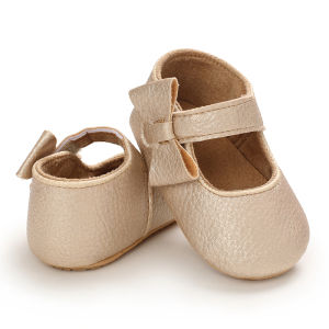 Baby Girl Shoes Fashion Gold Princess Shoes Infant Binyag Walker Crib Shoes