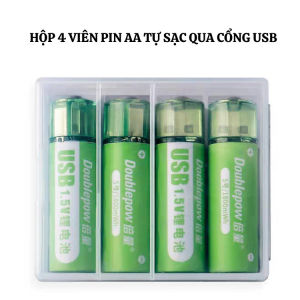 Pin Sạc AA 1.5V Sạc Qua Cổng USB Pin Tái Sử Dụng Nhiều Lần Tiết Kiệm Chi Phí