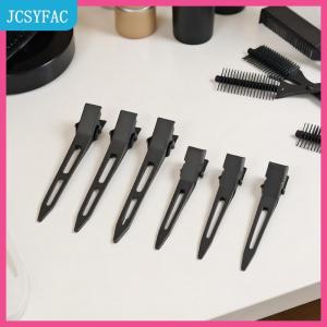 JCSYFAC  10PCS đen Duckbill tóc Clip nonslip Alligator tóc Clip thợ cắt tóc salon tạo kiểu tóc chết Phụ kiện tóc kẹp tóc