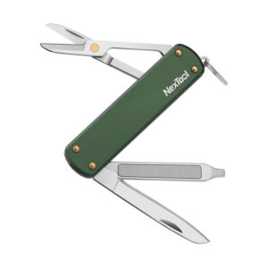 NexTool Mini Multi Functional Pocket Knife Green Aluminium 10-year warranty