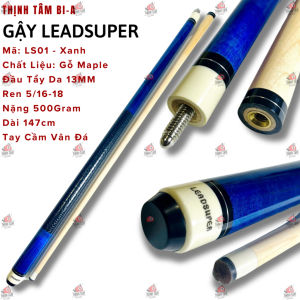 [THỊNH TÂM] Gậy Bida LEADSUPER 2 Khúc Gỗ Maple Cơ Bi-A Lỗ - 3 Băng - Phá CLB