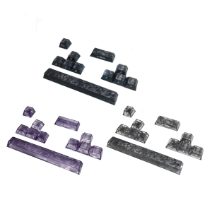 Carbon Fiber Mechanical Keycaps Oil Resistant Surfaces Ergonomic Texture Seamless For Gaming Programming And Office Use