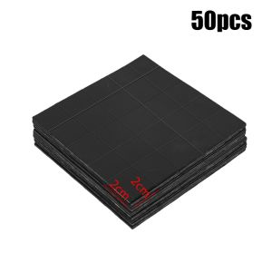 100/50 cái tấm vuông tự dính tấm tủ lạnh đa chức năng nhãn dán hình ảnh tự làm cho văn phòng gia đình