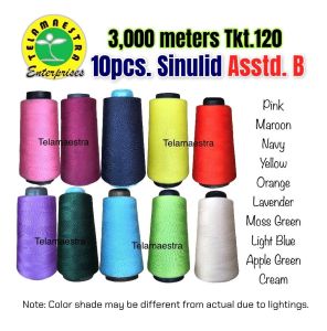 10s Cotton Sewing Thread Sinulid per Kilo tkt.120