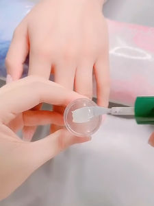Nail stampler silicone stampler nail art alat stempel kuku with scraper peralatan nail art stamping tool