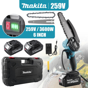 Makita Original Chainsaw – Cordless Compact Rechargeable Perfect for Wood Cutting and Pruning