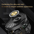 TRN TA3 Hi-FI 1BA 2DD In-ear Monitors Earphones With 3.5mm/2.5mm/4.4mm Gold-plated Audio Jacks Knowles Hybrid Beryllium-plated Dynamic Headphone Metal Running Noise Cancelling Running IEM Headset. 