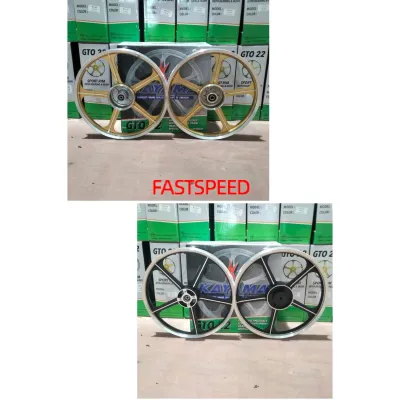 KAYAMA GTO KRISS I / KRISS II SIAP BEARING BUSH 5 BATANG SPORT RIM 140X160 GTO22 CT100 KRISS 100 KRISS 120 GOLD BLAC