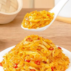50g Instant Shredded Bamboo Shoots Cabbage Bagged Rice 即食笋丝洋白菜袋装下饭菜