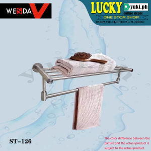 ST-126 SUS 304 STAINLESS STEEL TOWEL RACK SINGLE LAYER / RAIL HOLDER ( WALL MOUNTED)