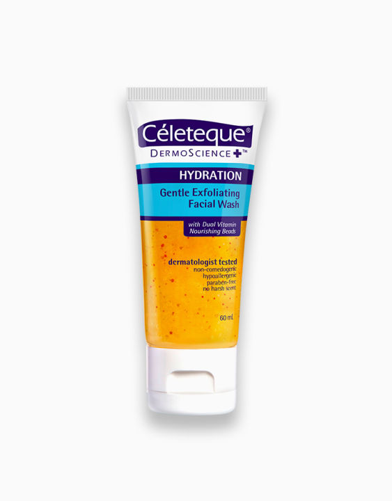 Celeteque Dermoscience Hydration Gentle Exfoliating Facial Wash 60Ml ...