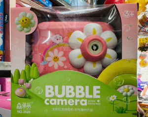 Đồ chơi máy ảnh nhả bong bóng xà phòng chạy bằng pin có đèn và nhạc 3520 Bubble camera