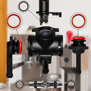 【Comfortable House】 COD 15Pcs O-Ring Seal Kit Silicone Gasket For Saeco Coffee Machine Brewing Group Spout Connector Sealing Rings Accessories