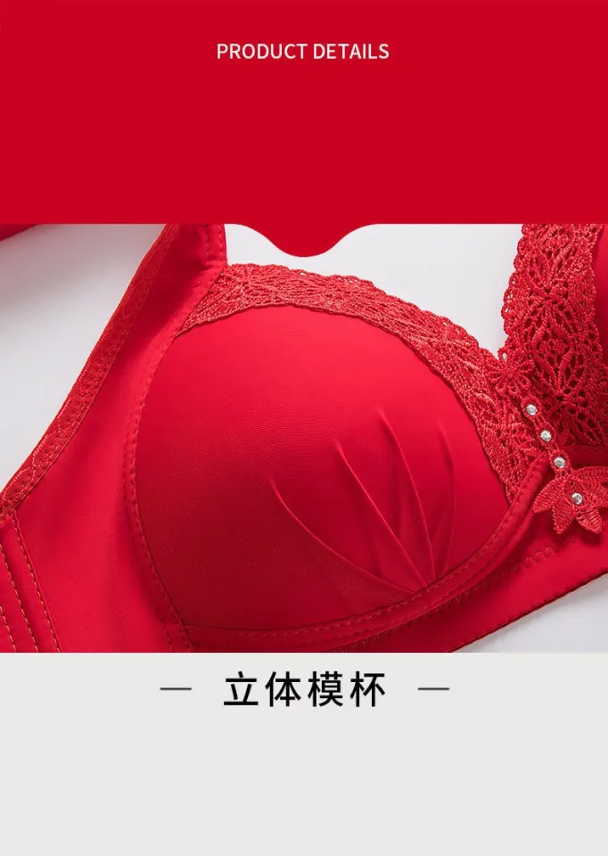 CNY RED ❤️ bra size 36/80B, Women's Fashion, Tops, Sleeveless on Carousell