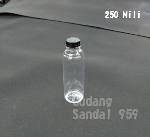 BOTOL BARU PLASTIK BENING ISI 250 MILI UNTUK MINUMAN JUICE AIR ZAM ZAM DLL