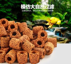 (500g) AQUARIUM POND FILTER MEDIA CERAMIC BIO RINGS BACTERIA BALLS