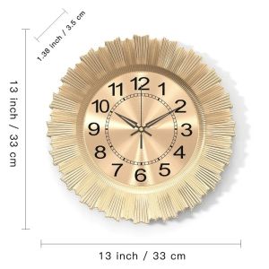 xpkQ Modern Stylish Wall Clocks Silent Accurate Wall Clocks Living Room Decoration Shatter‑proof Clock Versatile Artistic Home Decor R7Q2P