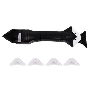 3 IN 1 Silicone Sealant Plastic Remover Tool Removal Caulking Tool Kit Silicone Scrapper Caulking Trowel Grout Sealant Trowel Grout Tool