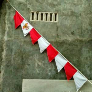 Umbul-Umbul warna warni Merah Putih 8Mata/8Zigzag umbul umbul garuda zigzag gergaji 8 mata umbul umbul 17 agustusan