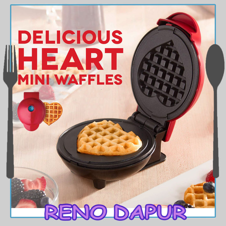 HEART SHAPE MINI WAFFLE MAKER Electric Waffles Maker Waffle Machine Mini Waffle Pot Eggette