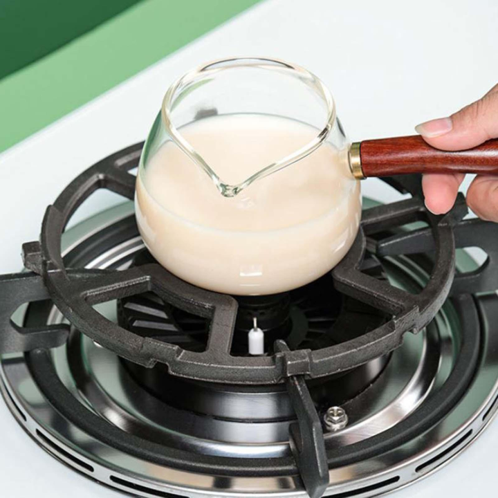 Stove Ring 17cm Cast Iron Gas Rings Reducer Trivets Black