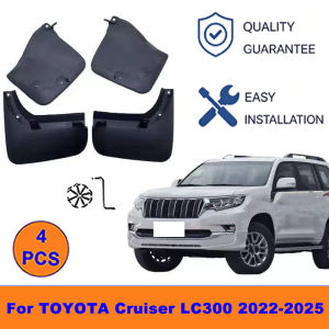 4Pcs Mud Flaps For TOYOTA Cruiser LC300 2022-2025 -Splash Guards Front&Rear Wheel Fender Mudguards Car Exterior Protection Parts