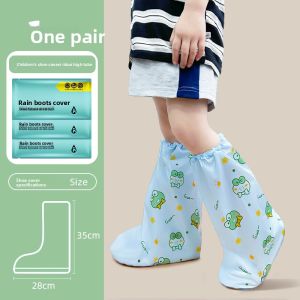 3 Đôi Bọc Giày Đi Mưa Dùng Một Lần Cho Người Lớn & Trẻ Em Chống Nước Dày Dặn Chống Trượt Tiện Lợi Mang Theo Khi Đi Du Lịch Ngoài Trời