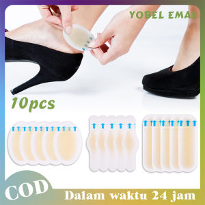 10pcs Heel Sticker Pelindung Tumit Stiker Plester Tumit Kaki Anti Lecet Sticker Pelindung Tumit