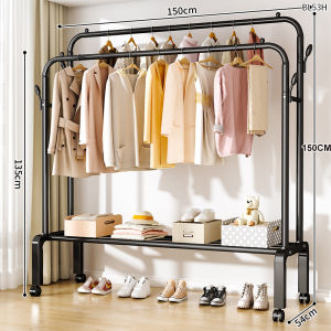 LG Stand Hanger Gawang 150CM Gantungan Baju Besi Stand Hanger Baju Minimalis