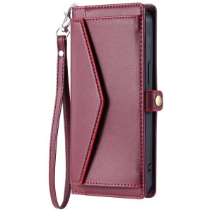 Case for Samsung Galaxy A56 A36 A26 A16 A06 A15 A05 A05S A25 A24 A55 A35 A34 A14 A54 5G 4G Leather Wallet Fashion Splicing Card Bag Shatterproof Phone Cover with Wrist Strap