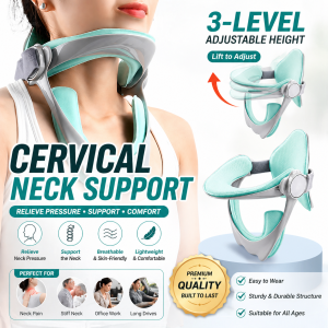 Adjustable Cervical Neck Traction Device for Neck Pain