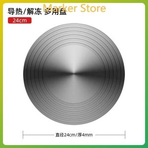 24/ 28cm Heat Diffuser Gas Stove Heat Conduction Plate Magic Heat Pad Alas Periuk Quick Thawing Plate 护锅防烧导热解冻盘