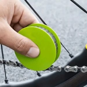 Portable Bicycle Chain Oiler Roller Lubricator Bike Chain Gear lube Care Tool With Aluminum Box Gear Lube Care Tools