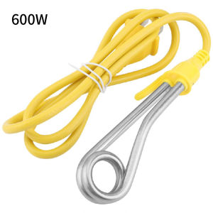 600W 2000W 3000W Stainless Immersion Electric Heater Water Heater For Household Office Travel Use