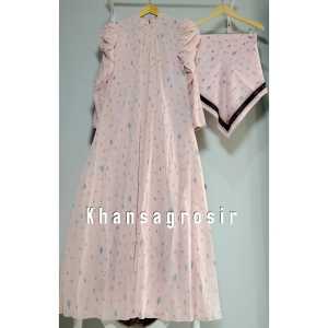 Gamis Syari VIANKA SERIES Syari by ELDEENA Syari - Lebaran Umroh realpic 100%