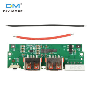 Diymore เมนบอร์ดแบตสำรอง22.5W ชาร์จเร็วแผงวงจร DIY เมนบอร์ดแบตเตอรี่ลิเธียม3.7V Ternary จอแสดงผลแอลอีดีแหล่งจ่ายไฟเคลื่อนที่แผงวงจรรองรับ Pd/q