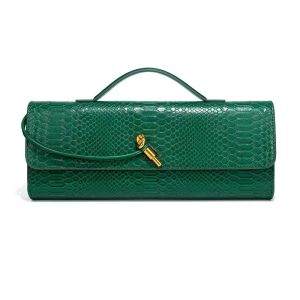PU Leather Fashion Luxury Top-Handle Bag For Women Evening Handbag Long Purse Crocodile Pattern Crossbody Shoulder Bags2026