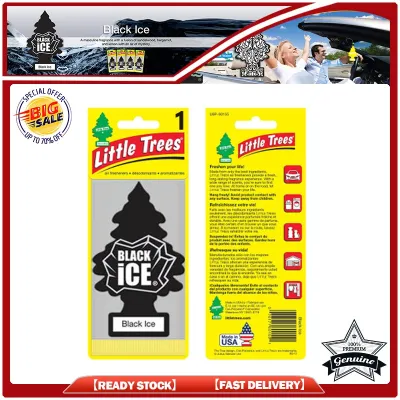 (Ready stock)Little Trees Car Air Freshener Black ice XP001