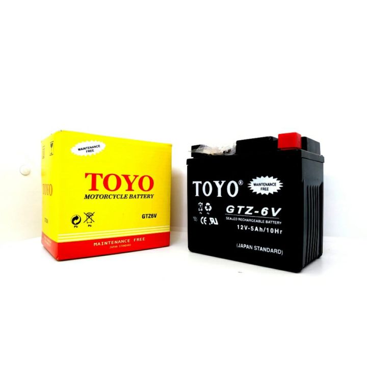 Aki Toyo GTZ6V Vario Techno (Aki Kering) | Lazada Indonesia