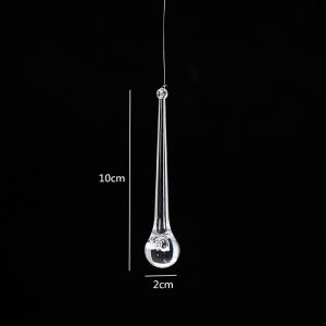 UMI Crystal Transparent Acrylic Flying Bird Ornaments Wedding Ceiling Pendant Party Image Artificial Animal Decoration 亚克力蜂鸟