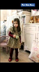 Dress Anak Perempuan Full Flower KD715