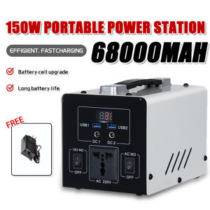 78000mAH 200W 220V Solar Generator Multi-Function Portable Big Capacity Power Station AC/DC/USB Output Solar Generator Emergency Power supply for CPAP Outdoor Adventure Laptop Powerbank 220V Portable Generator Auto Travel Home Emergency Power Supply