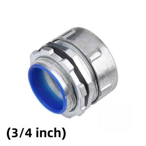 2PCS Water Conduit Tight Hub/Conduit Hub Connector/Blue Liquid Tight Connector (1/2" 3/4" 1").