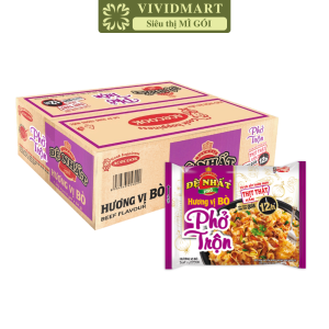 [THÙNG 18 GÓI] - ACECOOK - Đệ Nhất phở trộn 2 vị: Bò Thập cẩm cay phở trộn Đệ Nhất phở Đệ Nhất phở ăn liền Đệ Nhất (82-84g/gói)