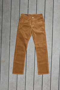 Jack Russel - Men Corduloy Pants กางเกงลูกฟูกผู้ชาย ทรงกระบอกเล็ก - Klassik J-427/18/1 Corduloy Slim Fit Brown