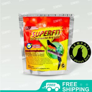 SEMPATI Superfit Silver Pakan Voer Crumble High Protein Untuk Burung Pemakan Buah SFSILVER